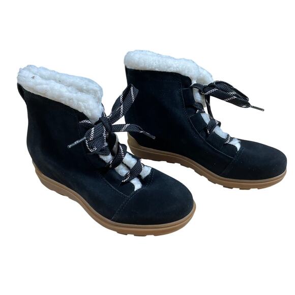Sorel Evie II Cozy Waterproof Wedge Bootie Back Women's Size 8.5 New Without Box - Picture 2 of 6
